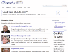 Tablet Screenshot of biographyonline.net